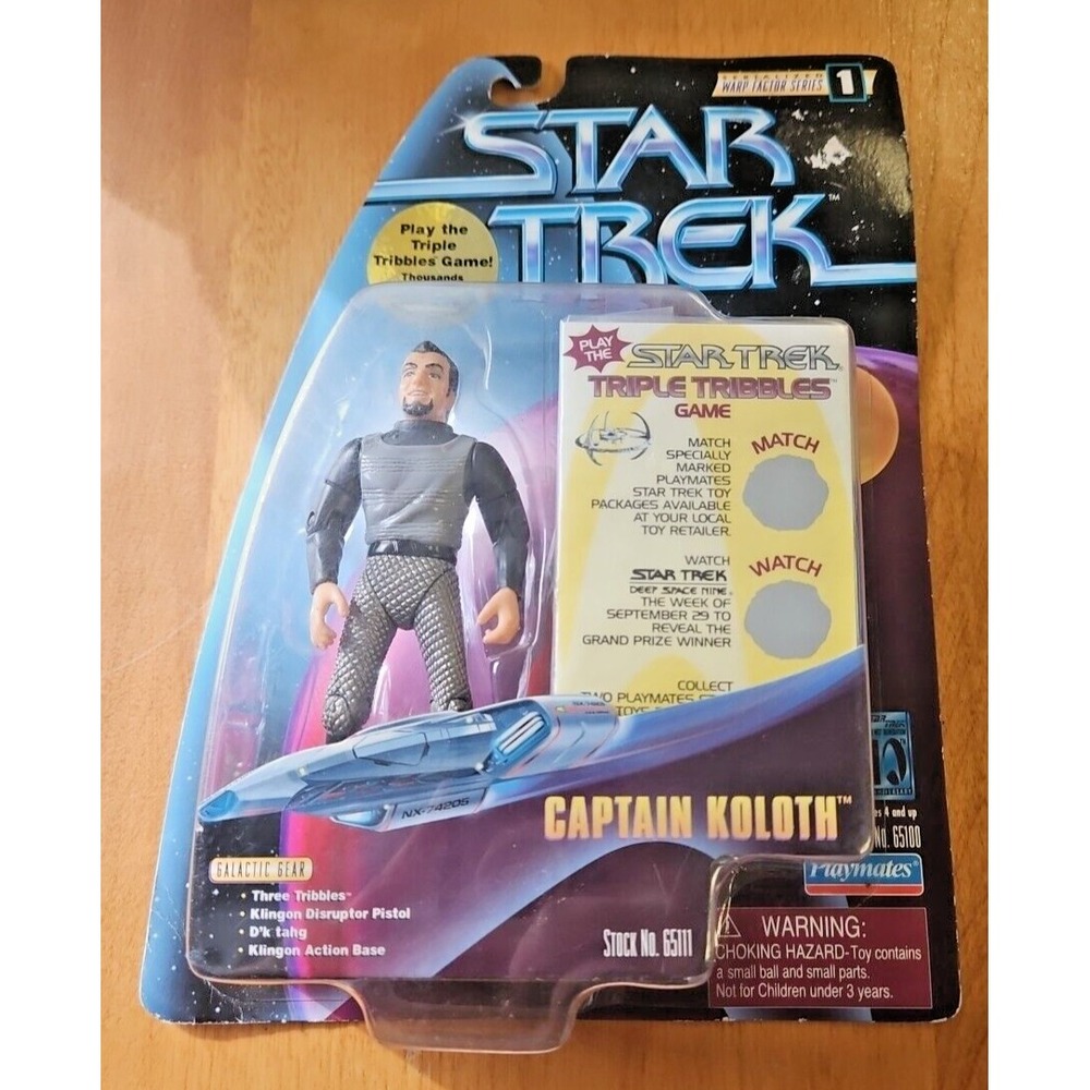 1997 Star Trek Warp Factor Series 1 Captain Kilotons Action Figure NIP